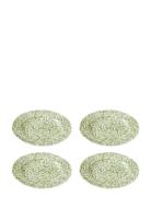 Morris & Co Morris & Co Plate Willow 4-Pack Grön