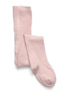 Minymo Baby Stocking W.effect On Back Rosa