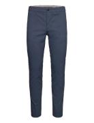 Lindbergh Aop Superflex Chino Pants Marinblå