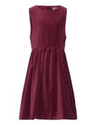 Wheat Dress Thelma Burgundy