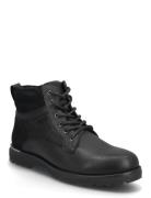 Tommy Hilfiger Corporate W Lth Lace Boot Svart