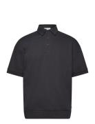 Lindbergh Over D Polo Sweat S/S Marinblå