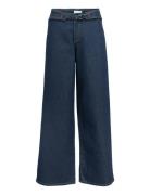 Object Objsava Flo Hw Jeans 142 Marinblå