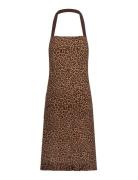 Anna + Nina Leopard Apron Brun