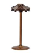 Anna + Nina Tall Frilly Candle Holder Brun