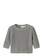Lil'Atelier Nbmkanto Ls Knit Lil Grå