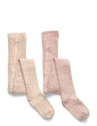 Minymo Wool Stocking - 2-Pack Beige