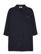 Woodbird Wbwing Nylon Coat Marinblå