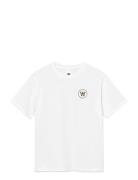 WOOD WOOD Wwace Tee Craack 25220 Vit