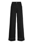 Replay Nalaja Trousers Wide Leg Svart