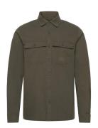 Revolution Worker Overshirt Khaki Green