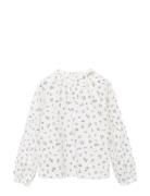 Mango Floral Cotton T-Shirt Kräm