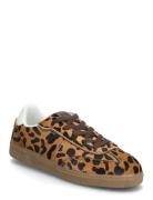 Mango Leopard Leather Sneakers Multi/patterned