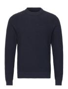 Superdry Lw Cotton Texture Jumper Marinblå