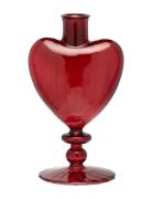 Anna + Nina Maroon Parfum Candle Holder Röd