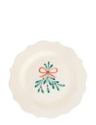 Anna + Nina Mistletoe Breakfast Plate Grön