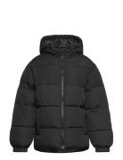 Jack & J S Jjmaze Puffer Hood Jnr Svart
