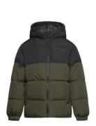 Jack & J S Jjmaze Puffer Hood Jnr Svart