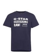 G-Star Graphic 8 R T S\S Blå