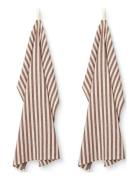 STUDIO FEDER Penny Tea Towel 2- Pack Brun