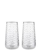Marimekko Home Syksy Flute Glass 2 Pcs Nude
