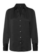 Vero Moda Vmsommer Ls Shirt Wvn Noos Svart