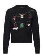 Vero Moda Vmglitter Ls O-Neck Xmas Box Svart