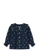 Fliink Dolly Dot Blouse Marinblå