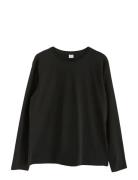 Lindex Top Ls Solid Svart