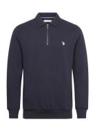 U.S. Polo Assn. Theodor Reg Hz Uspa M Sweat Marinblå
