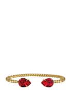 Caroline Svedbom Mini Drop Bracelet Gold Röd