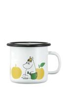 Muurla Moomin Enamel Mug Joyfull Apples 2,5Dl Vit