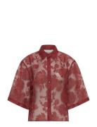 MSCH Copenhagen Mschlettiche 3/4 Shirt Burgundy