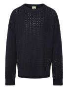 FUB Structure Sweater Marinblå