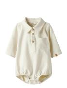 Lil'Atelier Nbmhadam Ls Body Shirt Lil Kräm
