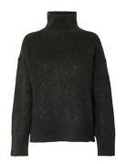 Selected Slfmira Mohair Ls Knit High-Neck Grå