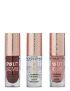 Revolution Beauty London Revolution Pout Bomb Plumping Lip Gloss Trio ...