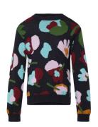 FUB Jaquard Sweater Marinblå