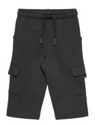 Mango Cargo Joggers With Drawstring Svart