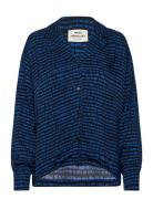 Mads Nørgaard Star Henny Shirt Aop Blå