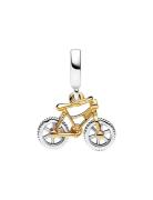 Pandora Moveable Bike Sterling Silver And 14K Gold-Plated Dangle With ...