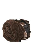 SUI AVA Rosa Velvet Hair Claw Brun