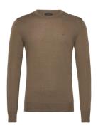J. Lindeberg M Merino Blend C-Neck Sweater Brun