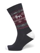 Lindbergh Winter Bamboo Sock Röd
