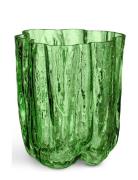 Kosta Boda Crackle Vas Mörkgrön 121Mm Grön