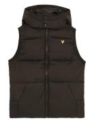 Lyle & Scott Ripstop Quilted Gilet Brun
