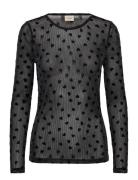 Fransa Frmesh Tee 3 Svart