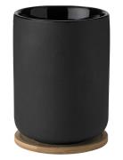 Stelton Theo Termokop Med Coaster 0.25 L. Black Svart