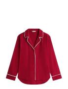 Tommy Hilfiger Solid Ls Flannel Shirt Röd