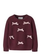 Name It Nmfronja Ls Knit Burgundy